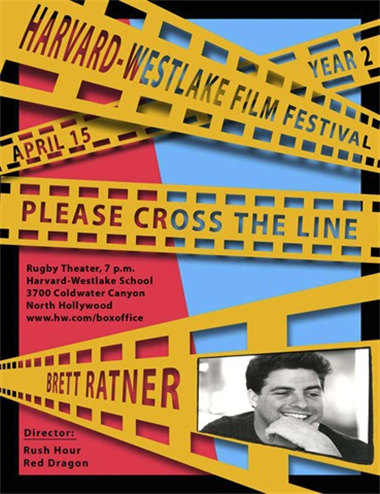 2005 festival poster designed by Kevin O'Malley and inspired by Brett Ratner's "Rush Hour" poster.